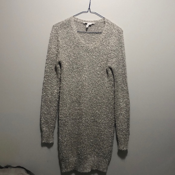 BCBG Grey Sweater Dress - Picture 1 of 4
